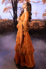 3 Piece -  Embroidered Suit - E1669