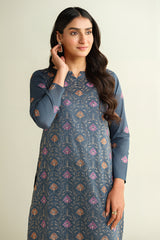 2 Piece - Embroidered Suit - E1674