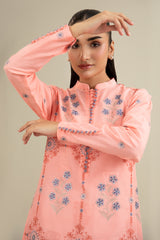 2 Piece - Embroidered Suit - E1678