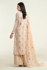 3 Piece-Embroidered & Embellished Suit-E1679