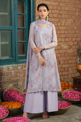 3 Piece - Embroidered & Embellished Suit - E1680
