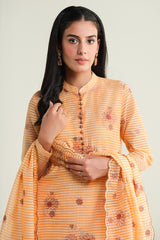 3 Piece - Embroidered Suit - E1682