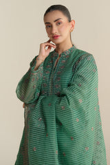 3 Piece - Embroidered Suit - E1684
