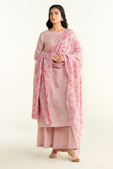 4 Piece -  Embroidered Suit - E1645