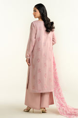 4 Piece -  Embroidered Suit - E1645