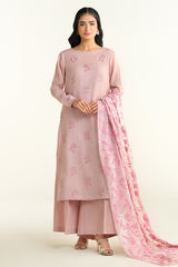 4 Piece -  Embroidered Suit - E1645