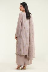 4 Piece - Embroidered & Embellished Suit - E1699