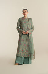 4 Piece - Embroidered & Embellished Suit - E1700