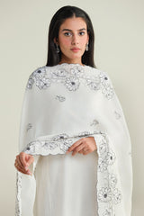 1 Piece-Embroidered Dupatta-E1710