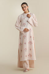 2 Piece - Embroidered Suit - E1713