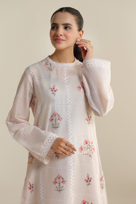 2 Piece - Embroidered Suit - E1713