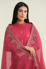 3 Piece - Embroidered Suit - E1727