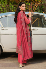 3 Piece - Embroidered Suit - E1727