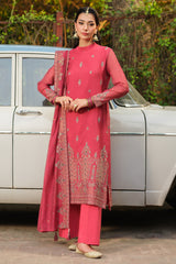 3 Piece - Embroidered Suit - E1727