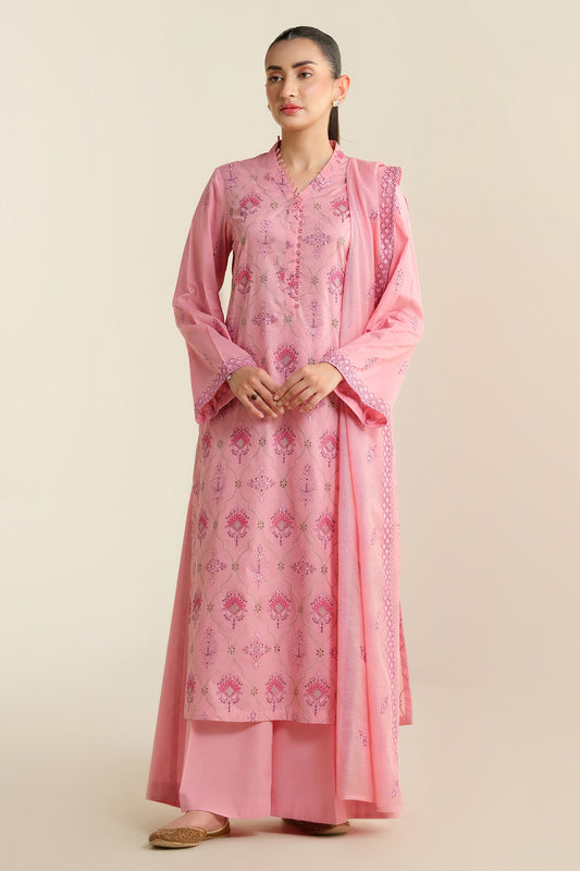 3 Piece - Embroidered Suit - E1737