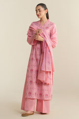 3 Piece - Embroidered Suit - E1737