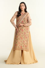 4 Piece - Embroidered & Embellished Suit - E1742