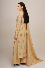 3 Piece - Embroidered Suit - E1754