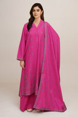3 Piece - Embroidered Suit - E1755