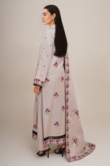 3 Piece - Embroidered Suit - E1757