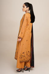 3 Piece - Embroidered Suit - E1759