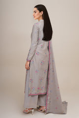 3 Piece - Embroidered Suit - E1761