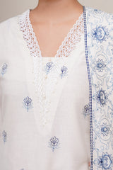 3 Piece - Embroidered Suit - E1762