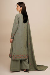 3 Piece - Embroidered Suit - E1764