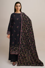 3 Piece - Embroidered Suit - E1765