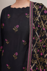 3 Piece - Embroidered Suit - E1765