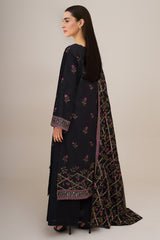 3 Piece - Embroidered Suit - E1765