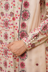 3 Piece - Embroidered Suit - E1770