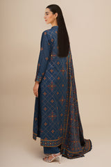 3 Piece - Embroidered Suit - E1774