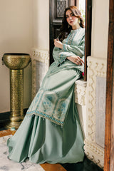 3 Piece - Embroidered Suit - E1802