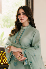 3 Piece - Embroidered Suit - E1802