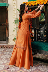 3 Piece - Embroidered Suit - E1805