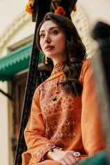 3 Piece - Embroidered Suit - E1805
