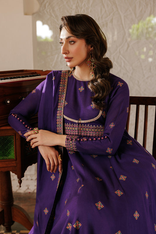 3 Piece - Embroidered Suit - E1816
