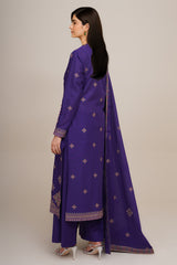 3 Piece - Embroidered Suit - E1816