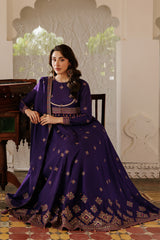 3 Piece - Embroidered Suit - E1816