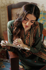 3 Piece - Embroidered Suit - E1817