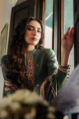 3 Piece - Embroidered Suit - E1817