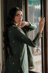 3 Piece - Embroidered Suit - E1817