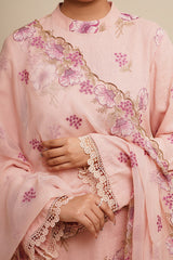 3 Piece - Embroidered Suit - E1819