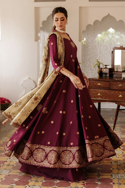 3 Piece - Embroidered Suit - E1835