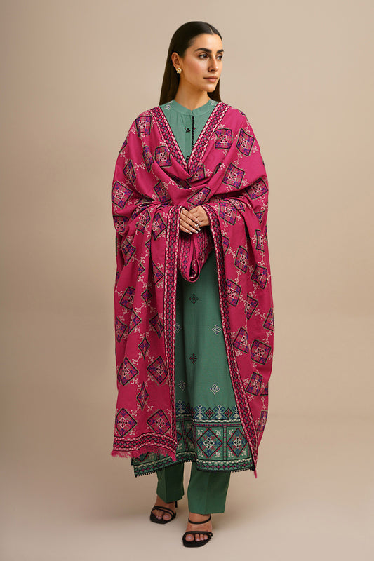 3 Piece - Embroidered Suit - E1844