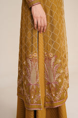 4 Piece - Embroidered Suit - E1879