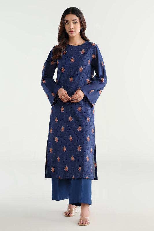 2 Piece - Embroidered Suit - E1902