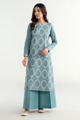 2 Piece - Embroidered Suit - E1904