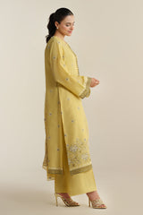 3 Piece - Embroidered Suit - E1907